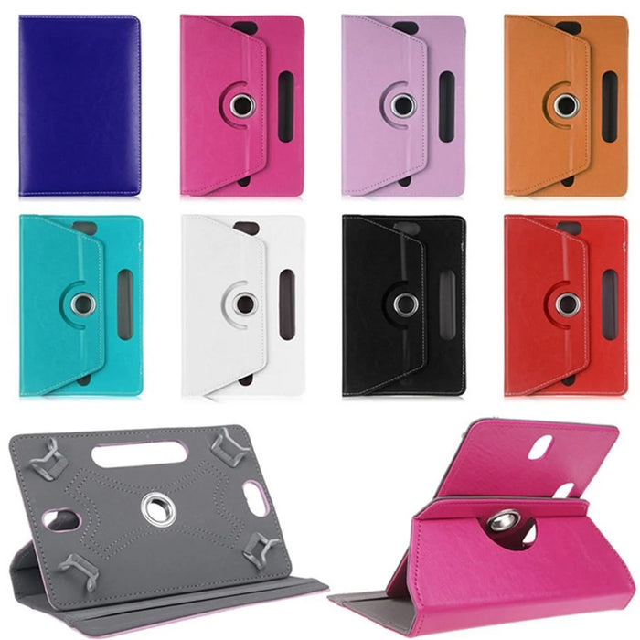 For 10 inch Tablet Protective Cover Universal 360-degree Rotary Stand Leather Tablet Case, Size: 26.5 x 17.5 x 1.2cm - Black - 2