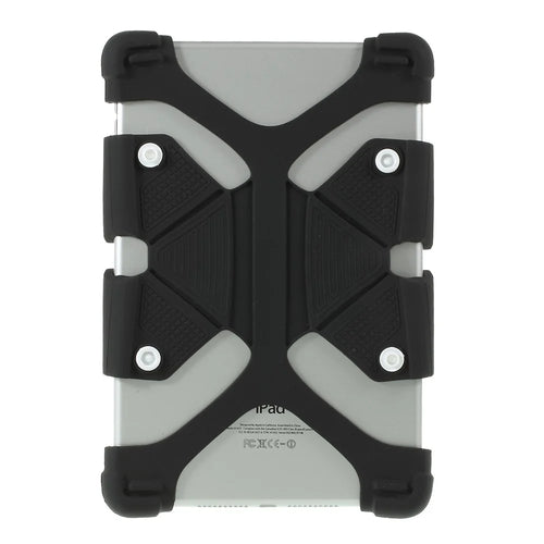 Universal Silicone Flexible Protector Shell for Lenovo Tab 4 8 / Xiaomi Mi Pad 4 - Black - 1
