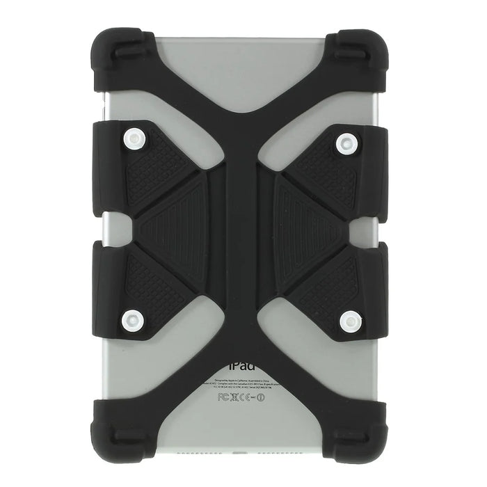 Universal Silicone Flexible Protector Shell for Lenovo Tab 4 8 / Xiaomi Mi Pad 4 - Black - 1