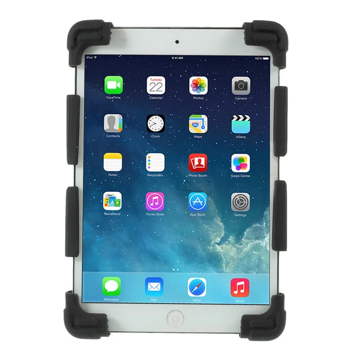 Universal Silicone Flexible Protector Shell for Lenovo Tab 4 8 / Xiaomi Mi Pad 4 - Black - 2