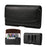 4.8 inch PU Leather Holster Pouch Case for iPhone 8, Size: 14.3 x 7.5 x 1.8cm - Black - 1