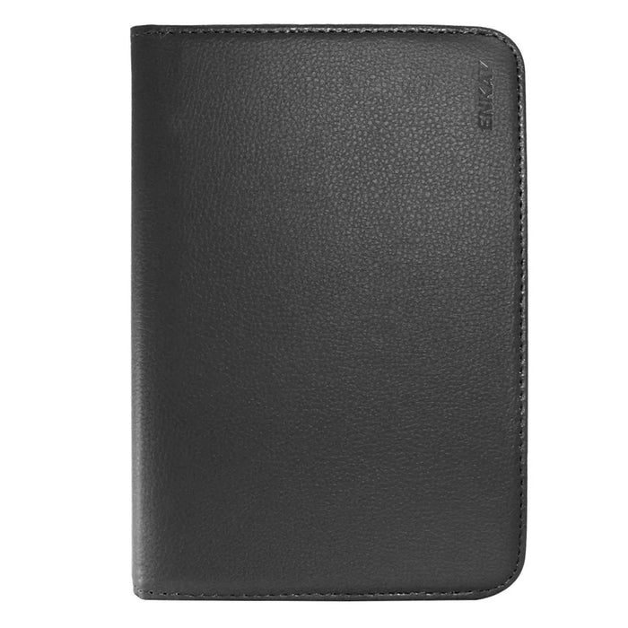 ENKAY HAT PRINCE Litchi Skin 360 Degree Rotary Leather Case for 7 inch Tablet - Black - 2