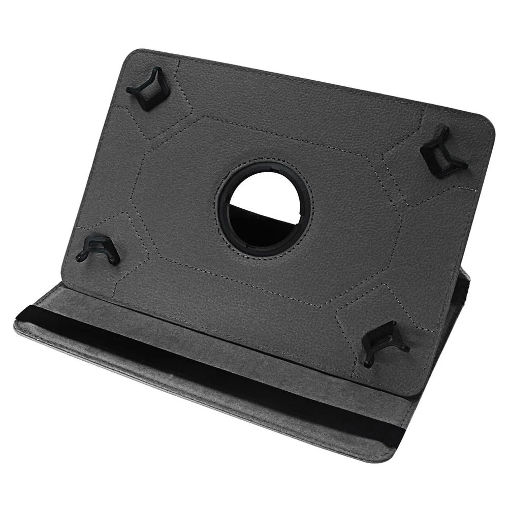 ENKAY HAT PRINCE Litchi Skin 360 Degree Rotary PU Leather Tablet Case for 10 inch Tablet - Black - 6