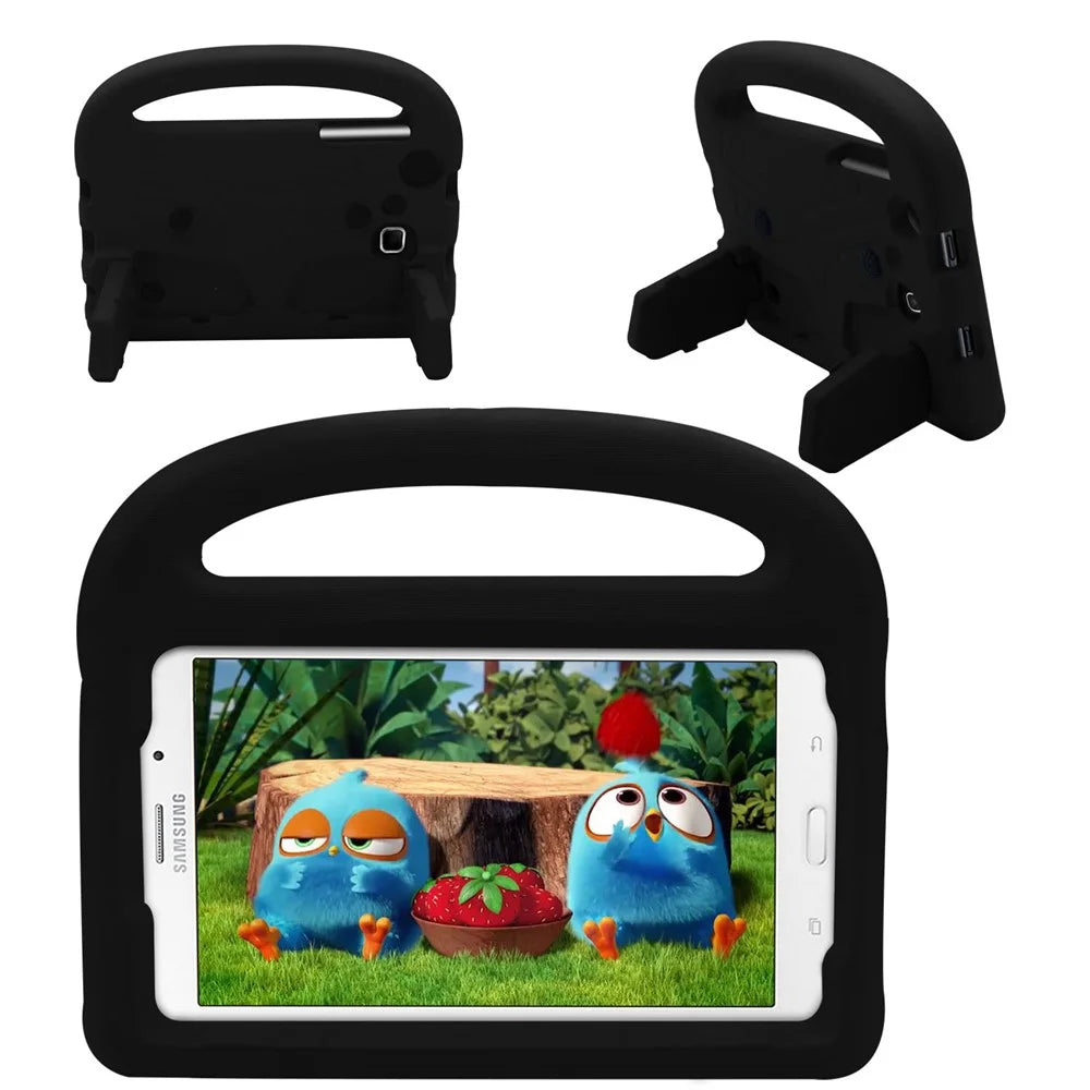 Shockproof EVA Foam Stand Case Accessory for Samsung Galaxy Tab T230 T235/T280 T285/T110 T111/SM-T113 - Black - 1