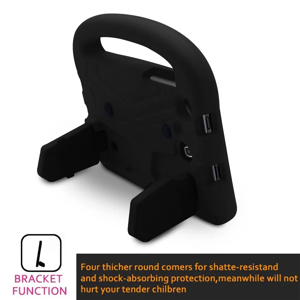 Shockproof EVA Foam Stand Case Accessory for Samsung Galaxy Tab T230 T235/T280 T285/T110 T111/SM-T113 - Black - 3
