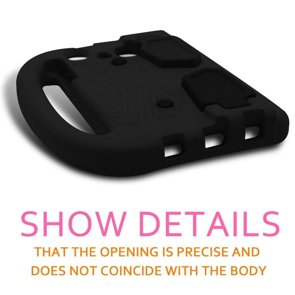 Shockproof EVA Foam Stand Case Accessory for Samsung Galaxy Tab T230 T235/T280 T285/T110 T111/SM-T113 - Black - 4