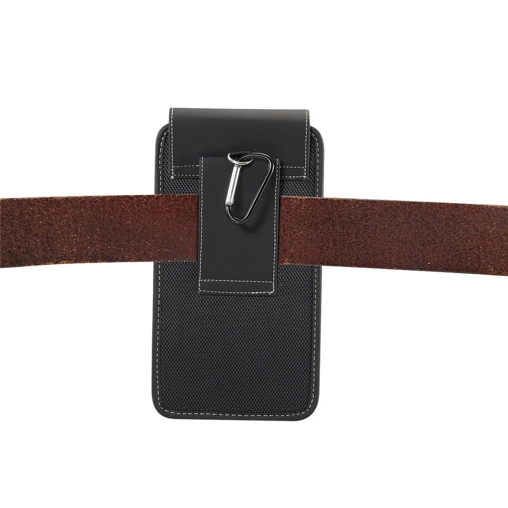 5.7-6.3 inch Universal Oxford Cloth Belt Clip Phone Pouch Bag for iPhone Samsung Huawei Etc. - 2