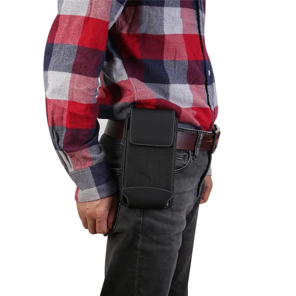 5.7-6.3 inch Universal Oxford Cloth Belt Clip Phone Pouch Bag for iPhone Samsung Huawei Etc. - 7