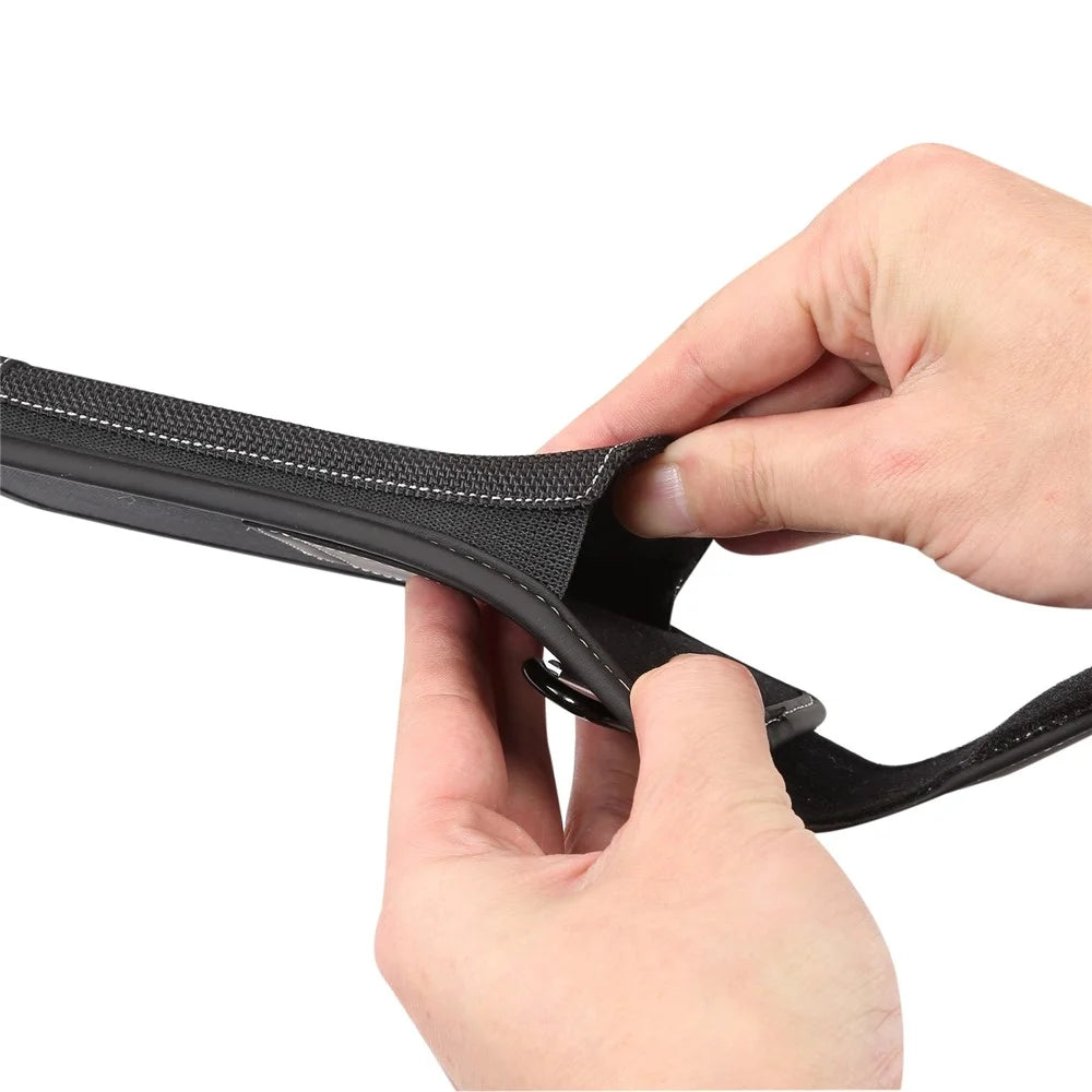 6.5 inch Universal Wear-resistant Oxford Cloth Phone Case Pouch with Belt Clip for iPhone Samsung Huawei Etc. - Black - 4
