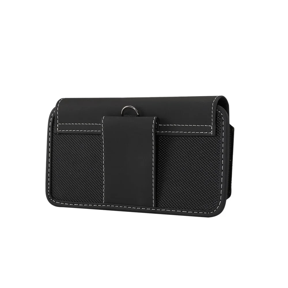 4.7-5.2 inch Universal Oxford Cloth Phone Pouch with Belt Clip for Men (Horizontal Style), Size: 15 x 7.5 x 1.8cm - 2