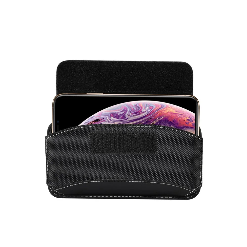 4.7-5.2 inch Universal Oxford Cloth Phone Pouch with Belt Clip for Men (Horizontal Style), Size: 15 x 7.5 x 1.8cm - 3