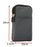 Universal 6.3-6.9 inch Phone Crossbody Pouch Nylon Waist Bag with Belt Loop for Outdoor Running Camping - Dark Grey - 7
