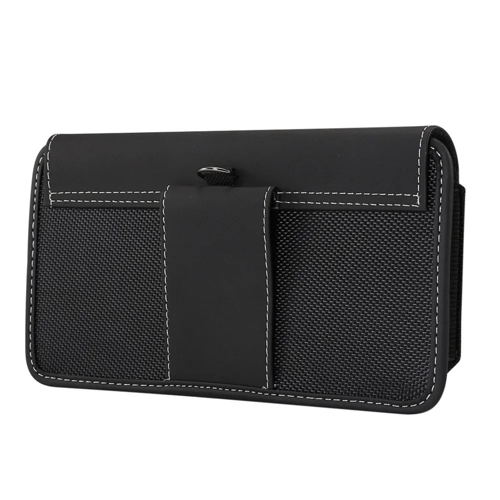 5.7-6.3 inch Oxford Cloth Universal Case Phone Pouch Bag with Belt Clip for Men (Horizontal Style), Size: 16.5 x 8.3 x 1.8cm - 3