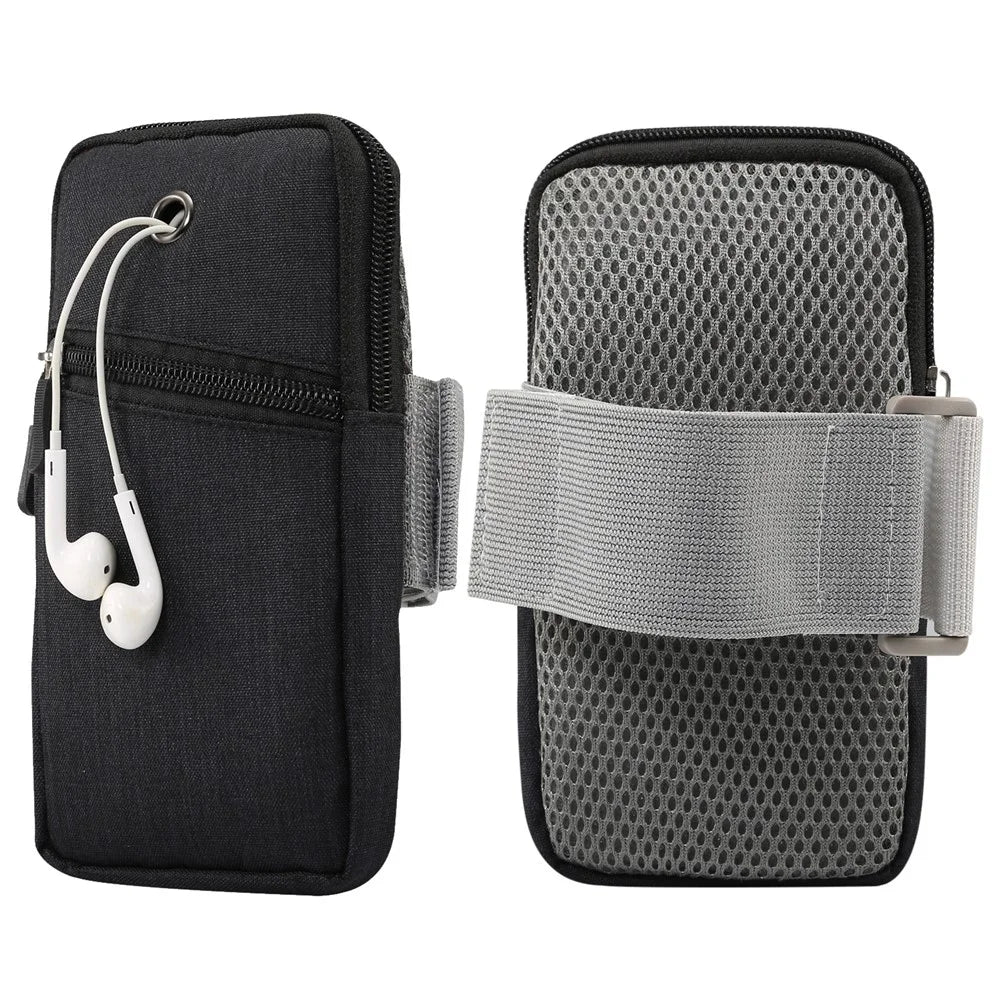 Universal Smartphones Cycling Running Fitness Armband Case, Size: 18 x 9.5cm - Black - 1