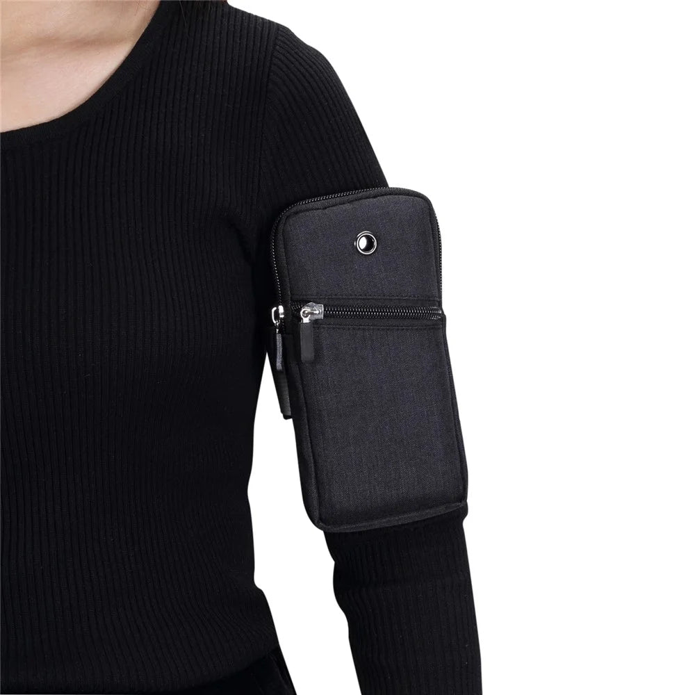 Universal Smartphones Cycling Running Fitness Armband Case, Size: 18 x 9.5cm - Black - 4