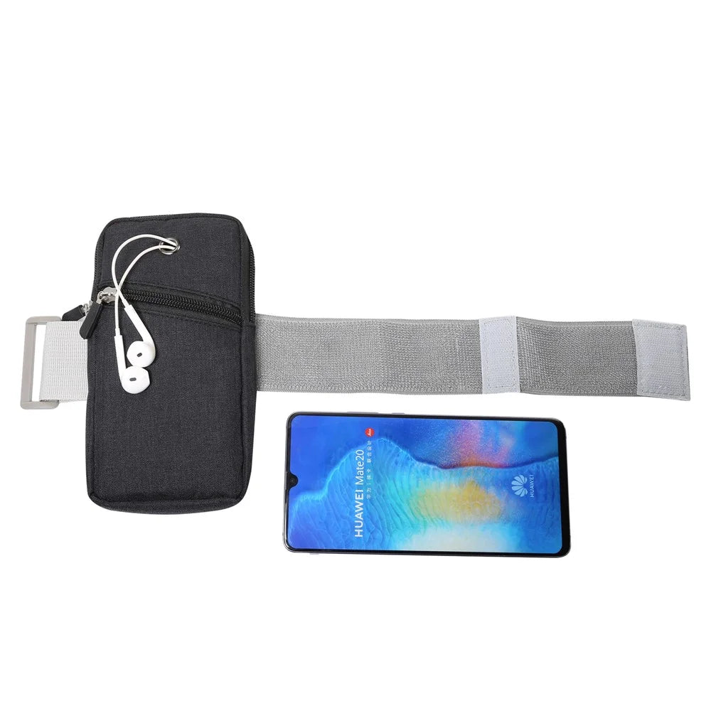 Universal Smartphones Cycling Running Fitness Armband Case, Size: 18 x 9.5cm - Black - 6