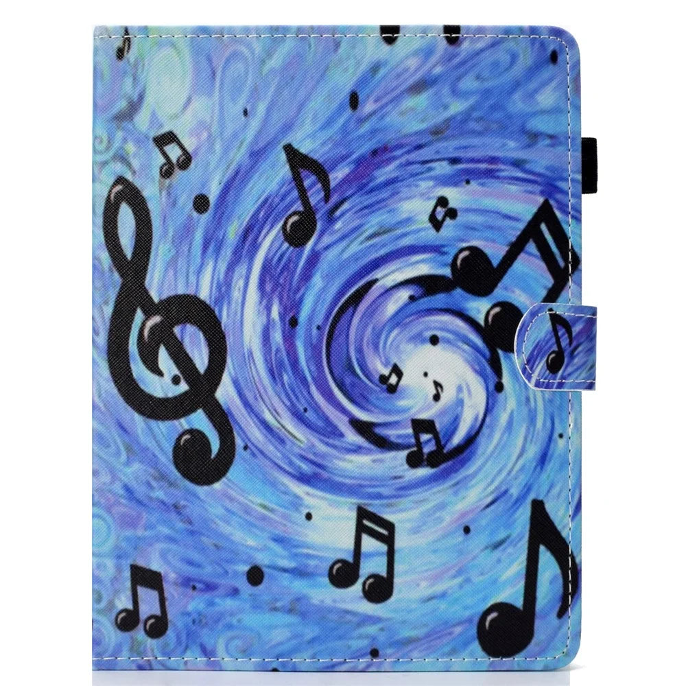 10 inch Patterned Universal PU Leather Card Holder Tablet Case Cover for iPad 9.7 (2018) / Lenovo Tab 4 10 Plus - Note - 2