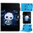 Universal 7-inch Animal Patterned Tablet PU Leather Card Holder Case for Galaxy Tab A 7.0 / Lenovo Tab3 7 Plus, etc - Panda - 1