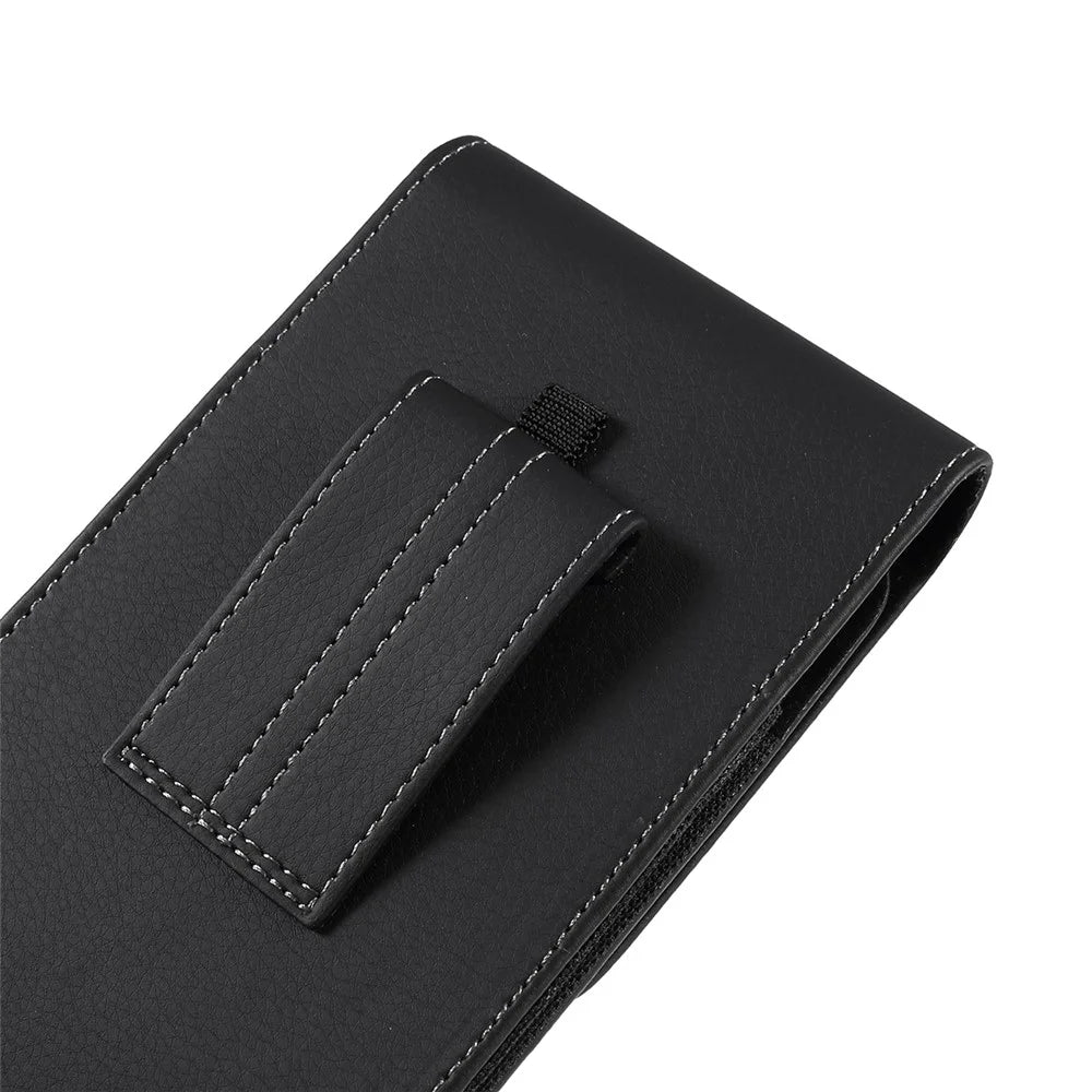 6.7 inch Universal Oxford Cloth Belt/Waist Strap Clip Phone Pouch Case for Huawei iPhone Samsung - 5