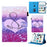 Pattern Printing Leather Flip Tablet Case for 10-Inch Tablet - Best Friends - 1