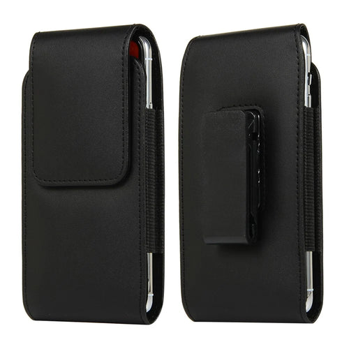 5 inch Universal Clip-on Waist Bag Card Holder Pouch Leather Phone Case for iPhone 6/S6/7/8/SE (2020)/SE (2022) - 1