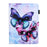Pattern Printing Universal Leather Protective Case with Card Slots for 8-inch Tablet - Butterfly - 2