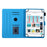 Pattern Printing Universal Leather Shell with Card Slots for 10-inch Tablet - Butterfly - 6
