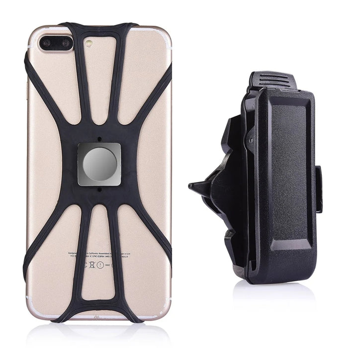 Universal Flexible Octopus Shape Magnetic Phone Shell + Belt Clip - 1