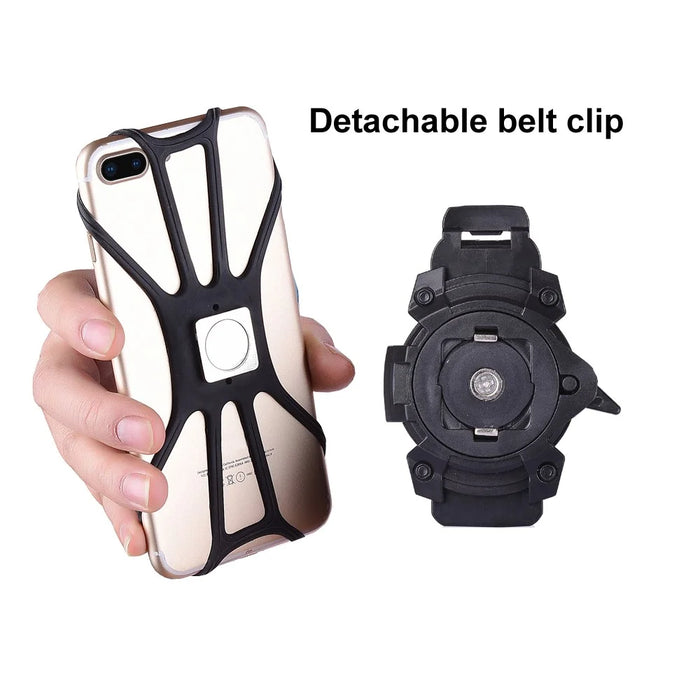 Universal Flexible Octopus Shape Magnetic Phone Shell + Belt Clip - 6