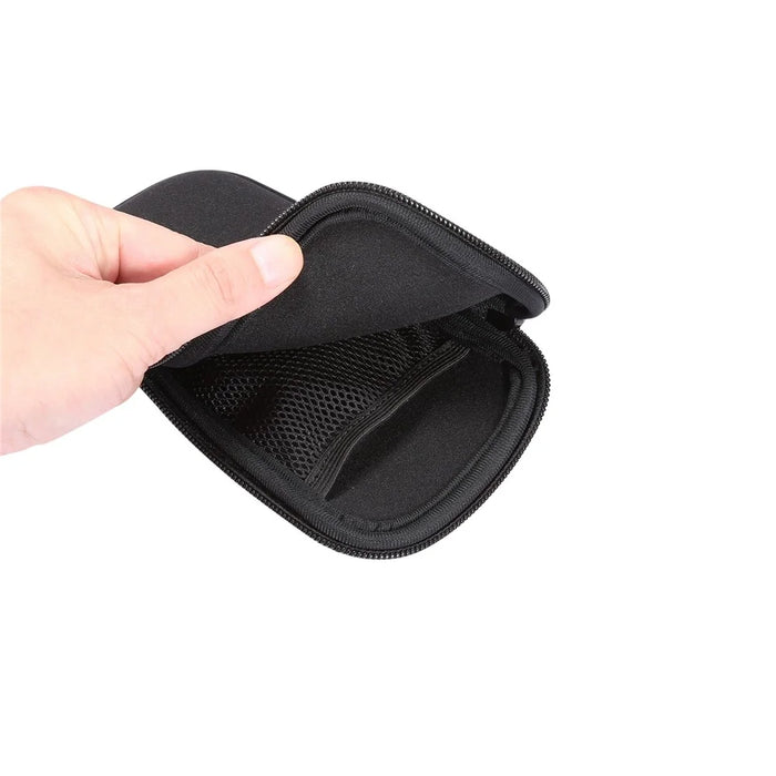 Stretch Hanging Bag  Phone Pouch Zippered Cover for iPhone 12 mini/11 Pro etc. 4.7-5.4 inch Cell Phone - Black - 5