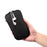 Stretch Hanging Bag  Phone Pouch Zippered Cover for iPhone 12 mini/11 Pro etc. 4.7-5.4 inch Cell Phone - Black - 7