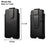 Genuine Leather Hanging Waist Bag Phone Pouch Men Side Bag Phone Case for 6.7-inch Smartphones - Black - 4