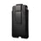 Genuine Leather Hanging Waist Bag Phone Pouch Men Side Bag Phone Case for 6.7-inch Smartphones - Black - 6