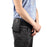 Genuine Leather Hanging Waist Bag Phone Pouch Men Side Bag Phone Case for 7.2-inch Smartphones - Black - 2