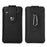 PU Leather Mobile Phone Storage Bag Case Protector Card Holder, Inner Size 18.8x10.8 cm - Black - 1