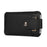 PU Leather Mobile Phone Storage Bag Case Protector Card Holder, Inner Size 18.8x10.8 cm - Black - 7