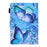 Pattern Printing Universal Shock-proof Leather Tablet Case for 7-inch Tablets - Blue Butterfly - 3