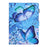 Shock-Proof Pattern Printing Universal Leather Tablet Case for 10-inch Tablets - Blue Butterfly - 2