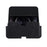 Leather Phone Belt Case Waist Bag Vertical Phone Pouch Cover Belt Clip for iPhone 11 Pro Max 5.5-6.5 inch Phone - Black - 3