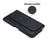 Leather Phone Belt Case Waist Bag Vertical Phone Pouch Cover Belt Clip for iPhone 11 Pro Max 5.5-6.5 inch Phone - Black - 4
