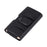 Horizontal PU Leather Belt Clip Case Phone Card Bag Holster Pouch (16.6x8.6x2cm) - Black - 5