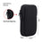 Universal Double Layer Pouch Mobile Phone Case Waist Bag with Carabiner and Lanyard for 5.5 / 6.5 / 6.7 / 6.9 inch Phone - Black - 2