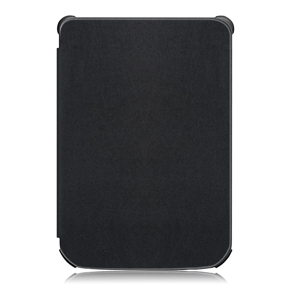 Universal Solid Color Leather Tablet Protective Case for PocketBook 617 / Basic Lux 3 / 616 / 627 / 632 / 632 Plus / 632 / 633 / 628 / 606 / Touch Lux 4 / Touch Lux 5 / Basic Lux 2 / Basic 4 / Touch HD 3 / Touch HD 3 Limited Edition - Black - 2