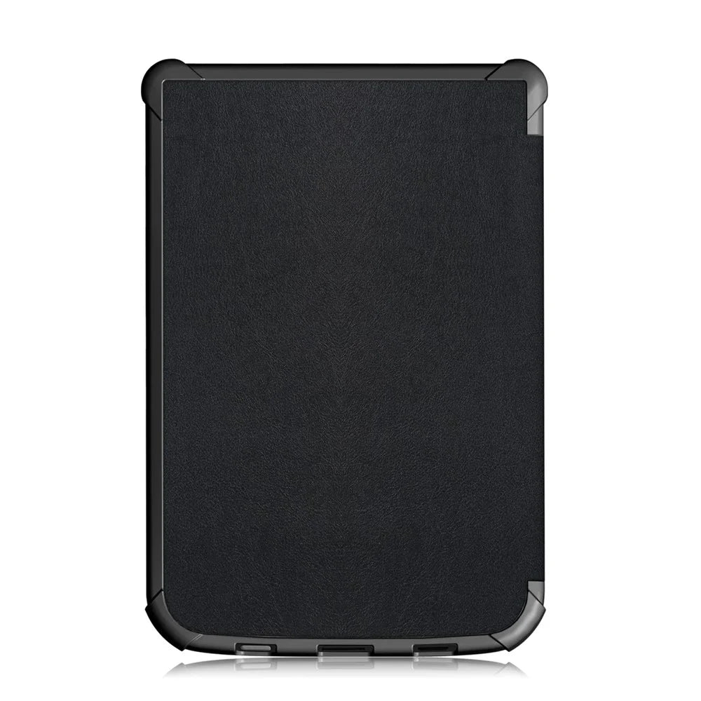 Universal Solid Color Leather Tablet Protective Case for PocketBook 617 / Basic Lux 3 / 616 / 627 / 632 / 632 Plus / 632 / 633 / 628 / 606 / Touch Lux 4 / Touch Lux 5 / Basic Lux 2 / Basic 4 / Touch HD 3 / Touch HD 3 Limited Edition - Black - 3
