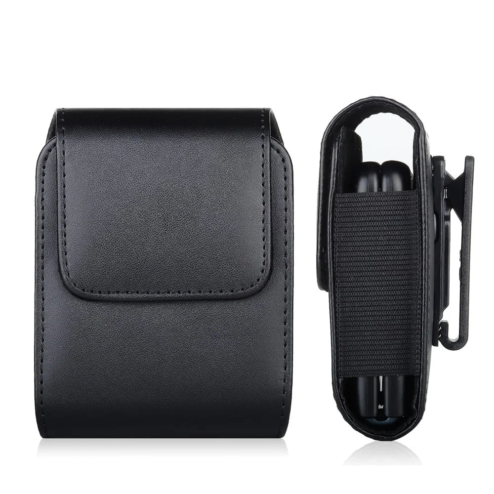 360 Degree Roating Belt Clip Cell Phone Waist Bag for Samsung Galaxy Z Flip3 5G Motorola Razr 5G - 2