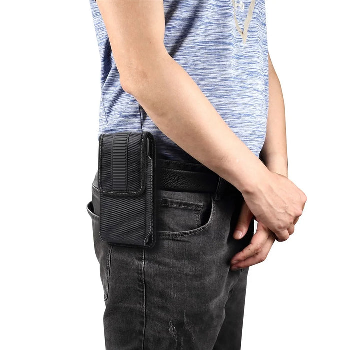 5.8-6.1inch Smart Phone Belt Loop Back Clip Waist Bag for iPhone 13 / 13 Pro / 12 / 12 Pro - 2