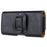 PU Leather Horizontal Belt Holster (18.5x10x2.5cm) Carrying Cell Phone Holder Belt Clip Holder Case Pouch - Black - 3