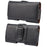 For 6.7 - 6.9-inch Phone Textured Genuine Split Leather Phone Bag Waist Belt Loop Clip Cellphone Pouch - 1