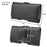 For 6.7 - 6.9-inch Phone Textured Genuine Split Leather Phone Bag Waist Belt Loop Clip Cellphone Pouch - 7