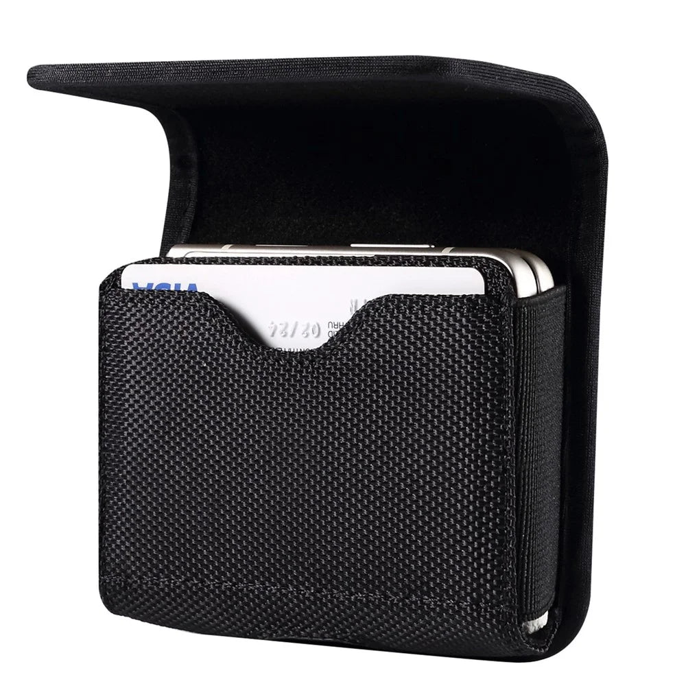For Huawei Pura X / P50 Pocket / Pocket S / Samsung Galaxy Z Flip8 /  Z Flip7 5G / Z Flip3 5G / Z Flip 5G / Z Flip Oxford Cloth Folding Phone Bag Waist Belt Clip Cell Phone Case - 6